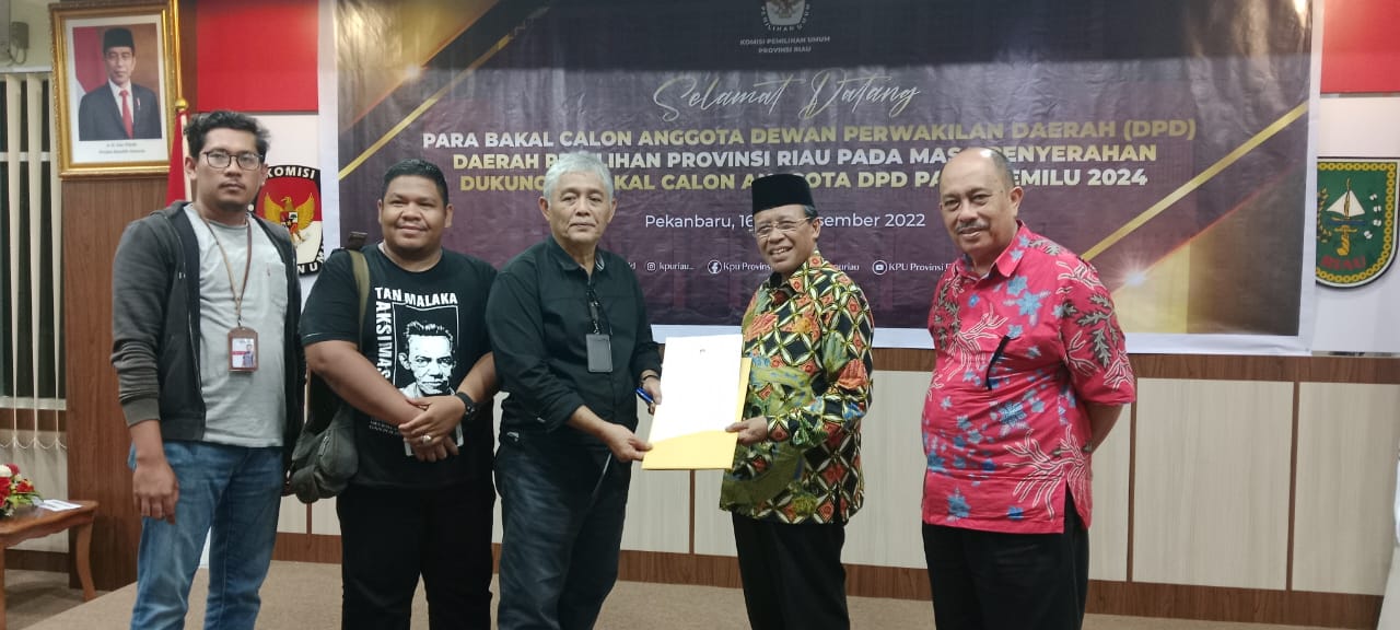 Maju DPD RI, Dr. drh. H. Chaidir, MM “Berbekal akal budi memperjuangkan hak dan keadilan rakyat Riau