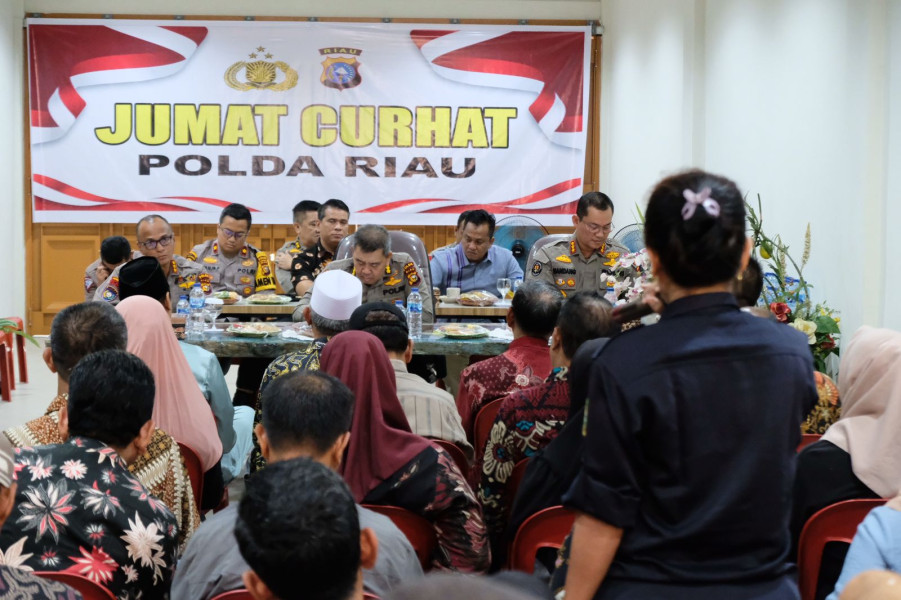 Polda Riau Kembali Gelar Jumat Curhat Bersama Masyarakat