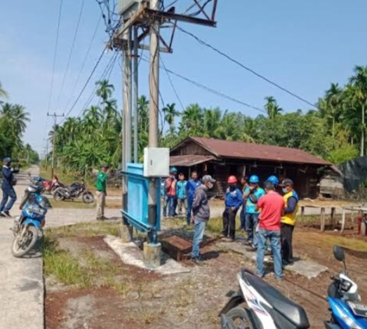 Mesin PLN Sering Rusak di Rangsang Tanjung Samak Sekitarnya Gelap Gulita