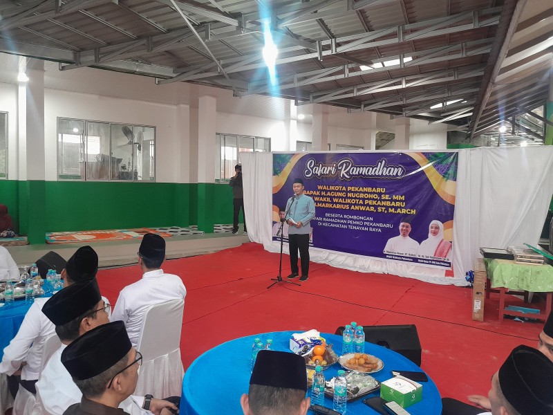 Safari Ramadan di Tenayan Raya, Agung Nugroho Siapkan Rp200 Juta untuk Masjid Baitul Amanah