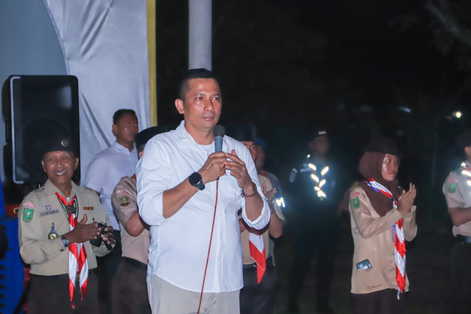 Tutup Perkemahan Besar Kwarcab Meranti, Bupati Sebut Pramuka Punya Andil Besar dalam Pembangunan
