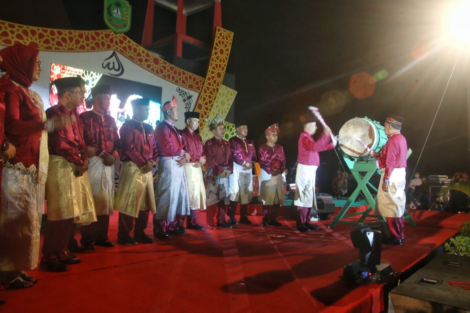 Bupati Meranti HM Adil  Buka langsung Secara Resmi Acara MTQ Ke-13 Kabupaten Kepulauan Meranti.