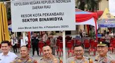 Polsek Tampan Kini Resmi Ganti Nama Jadi Polsek Binawidya