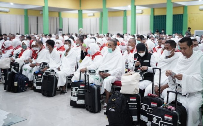 Jemaah Haji Kloter Pertama Tiba di Pekanbaru
