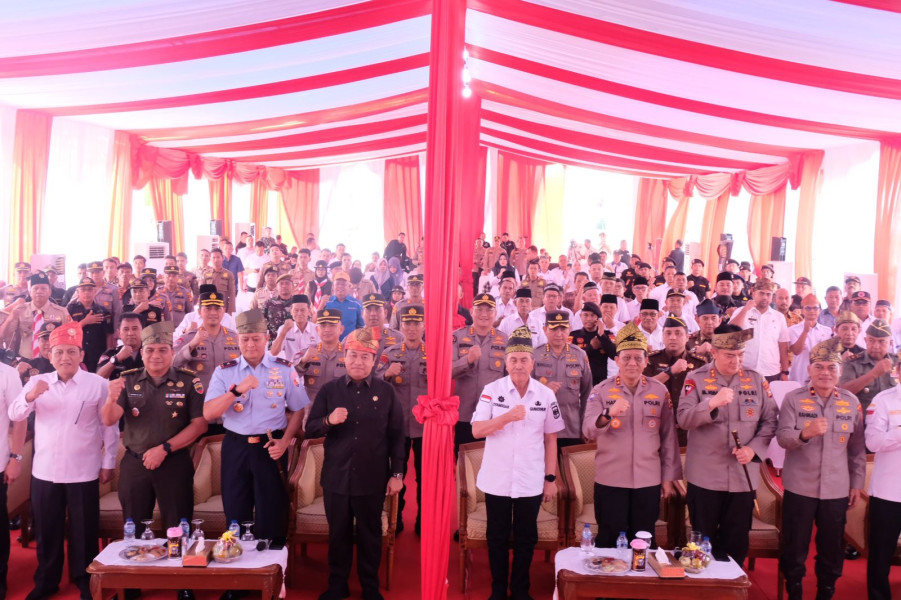 Polda Riau Launching Polisi RW Serentak Seluruh Jajaran