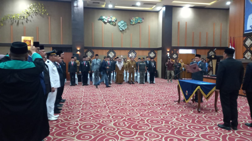 Walikota Pekanbaru Resmi Lantik 36 Pejabat  Eselon III, Eselon IV, Serta  Fungsional