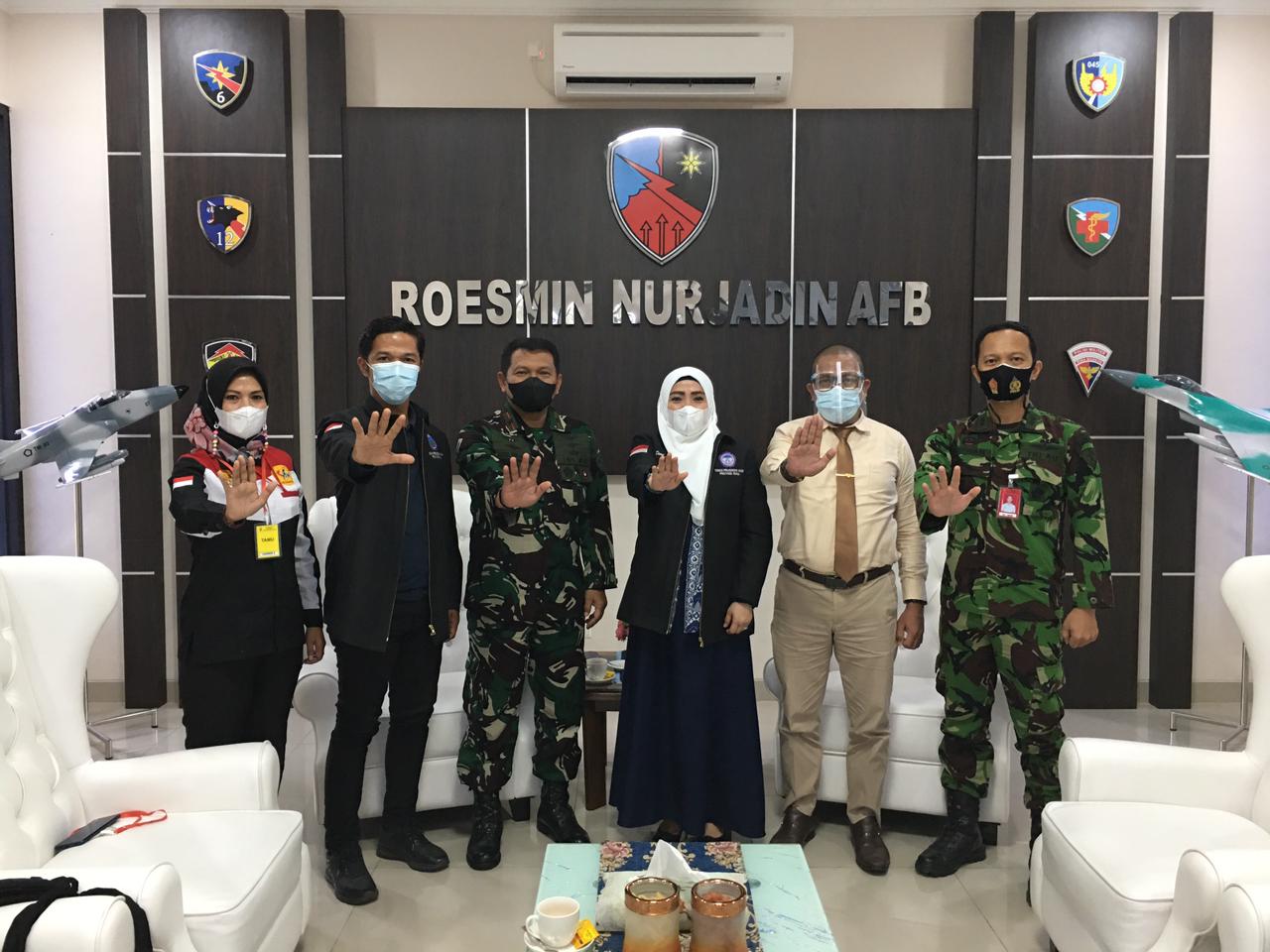 Komnas PA Riau Sambangi Lanud Roesmin Nurjadin Kota Pekanbaru