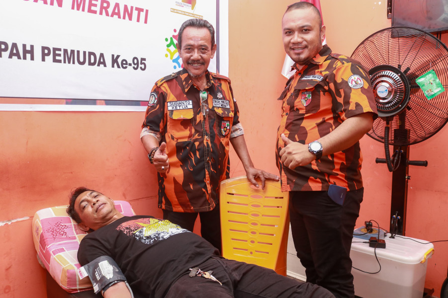 MPC Pemuda Pancasila Meranti Gelar Donor Darah