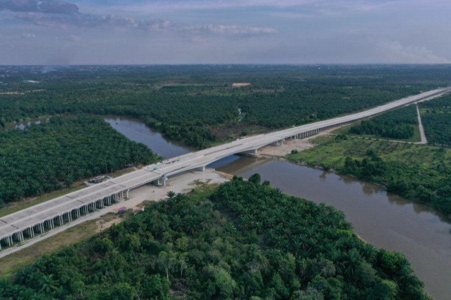Terus Dikebut, Progres Pembangunan Tol Lingkar Pekanbaru Sudah Capai 76 Persen