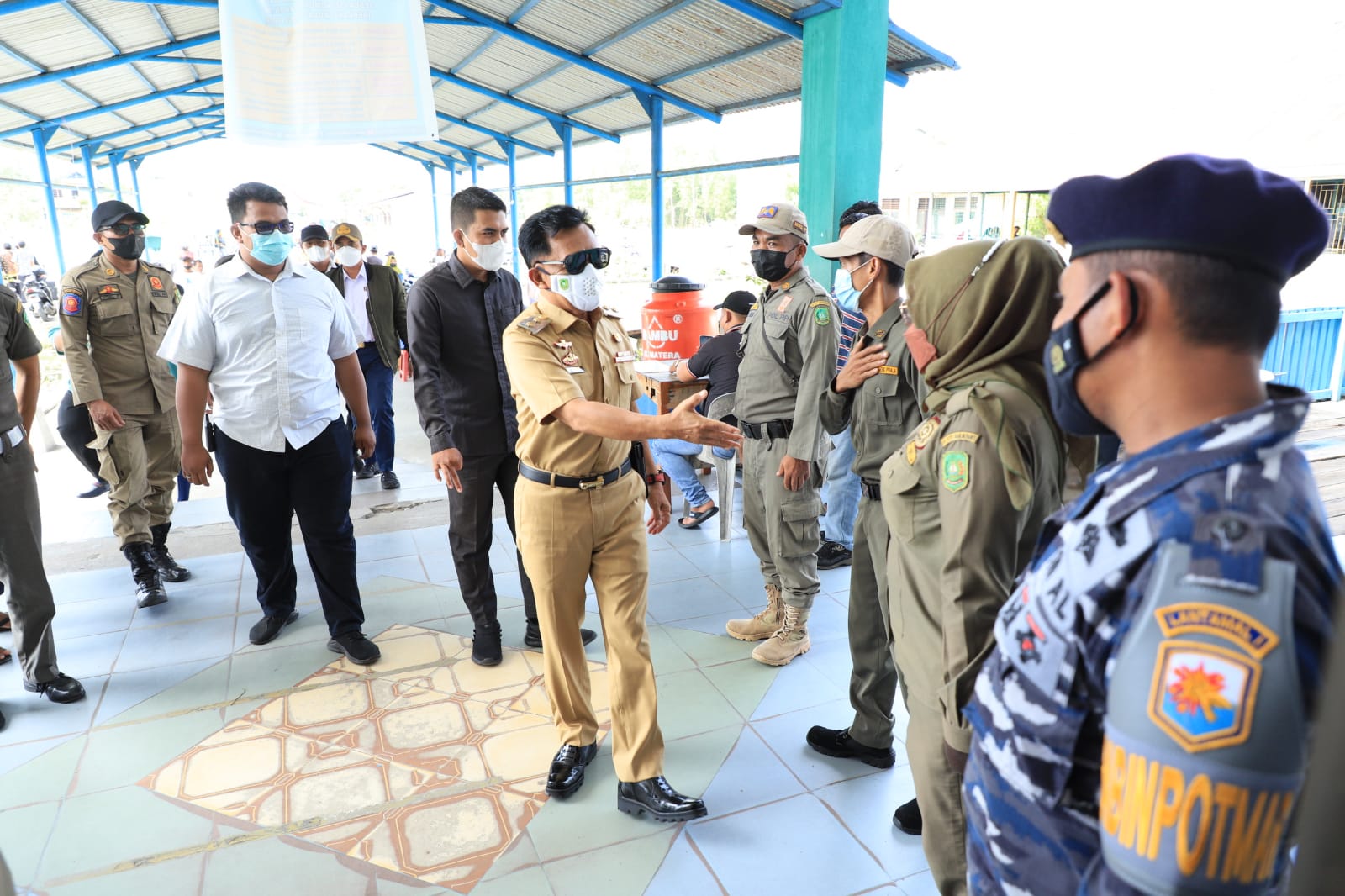 Wakil Bupati H.Asmar  Sidak Pastikan Harus Mudik Aman dan kondusif Jelang Idul Fitri.