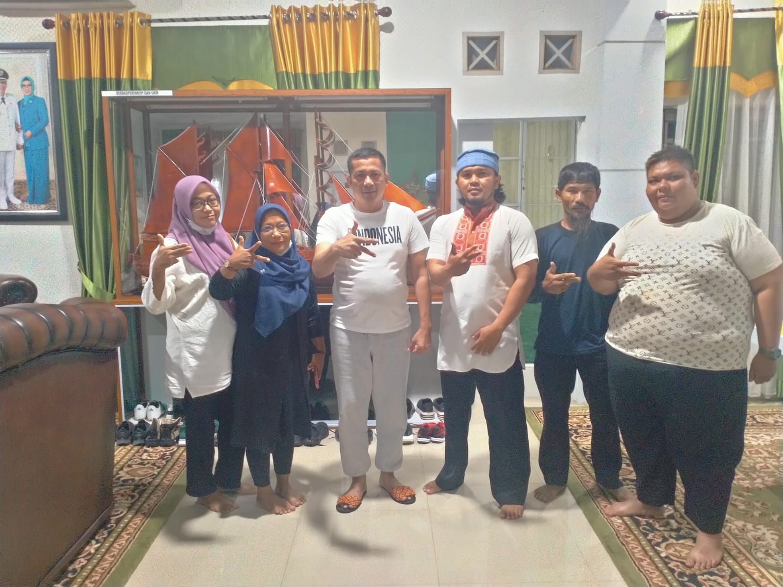 Pembela Kesatuan Indonesia Tanah Air  Bersatu (Pekat IB) Meranti Silahturahmi Dengan Bupati Meranti 