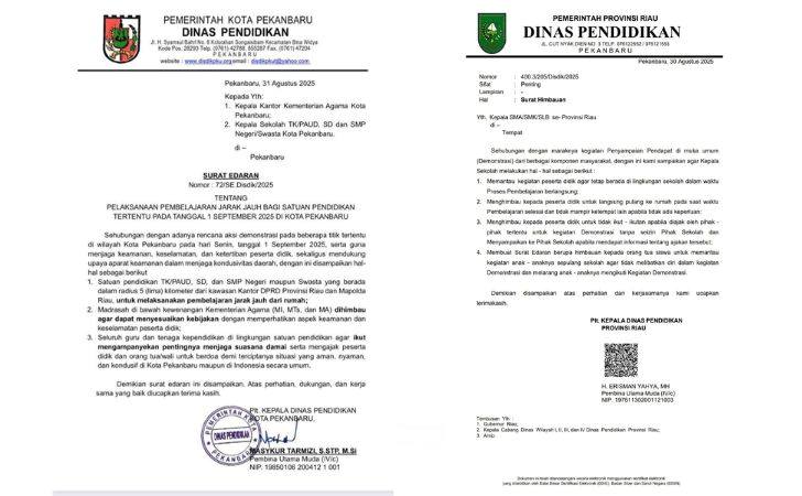 Sekolah Diminta Awasi Siswa Dan Cegah Keterlibatan Dalam Demo
