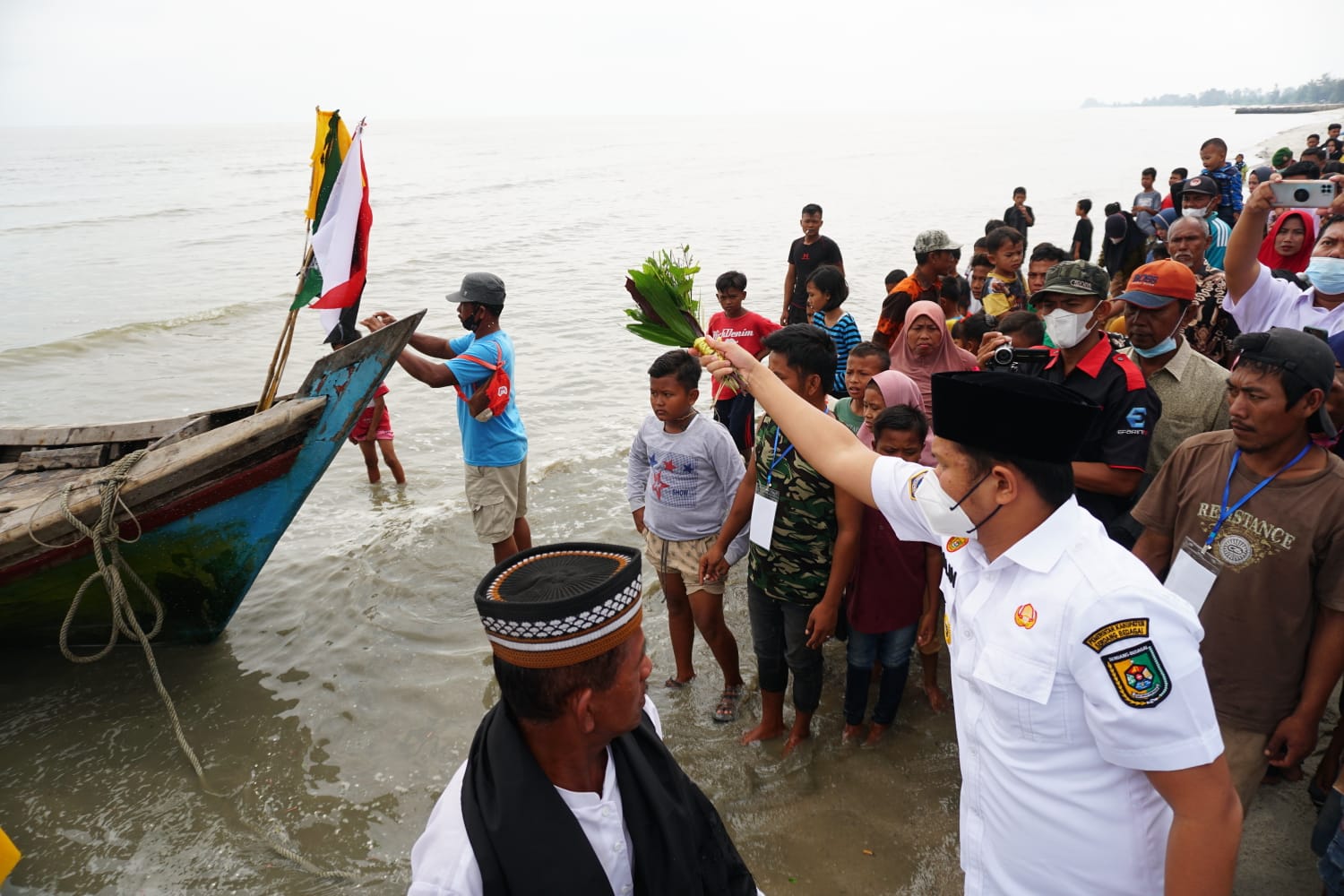 Wabup Sergai Hadiri Acara Adat Jamu Laut 