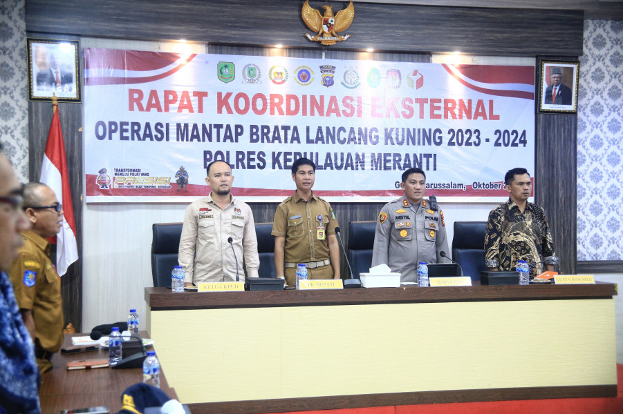 Pemkab Meranti Siap Dukung Operasi Mantap Brata Pengaman Pemilu 2024