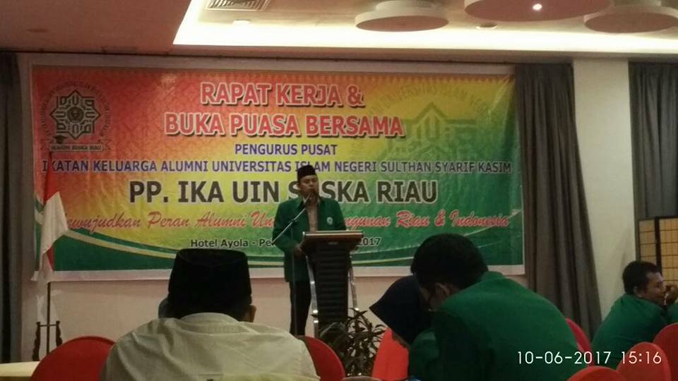 PP IKA UIN Suska Riau Gelar Raker Sekaligus Buka Bersama