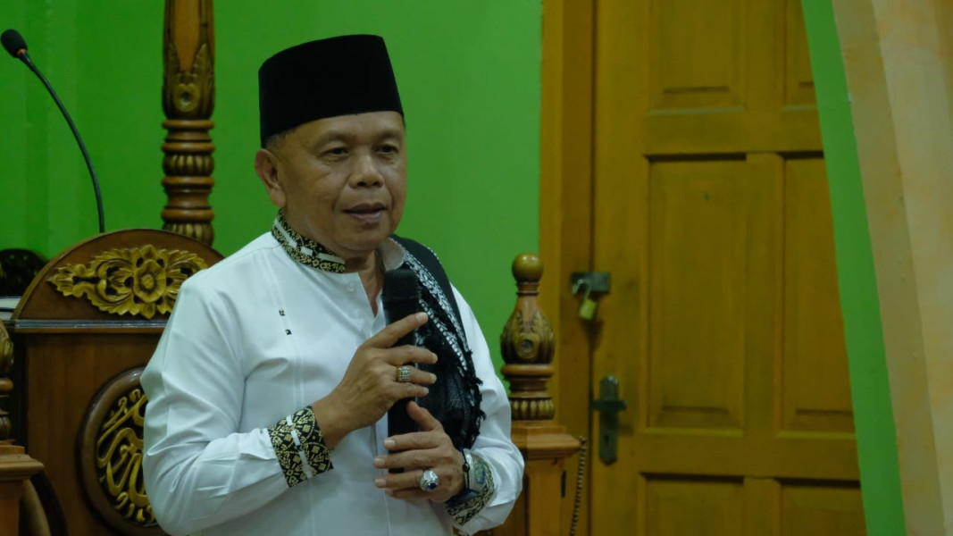 Plt Bupati H.Asmar Bersama Kepala Desa Se Meranti Silahturahmi Di Ramadhan Ke 20