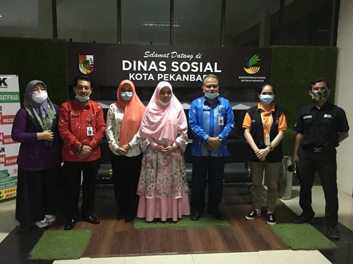 Komnas PA Riau Gelar Pertemuan Dengan Dinas Sosial Kota Pekanbaru