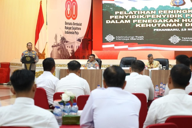 Kapolda Riau Minta Aparat Tak Main-main Berantas Mafia Hutan