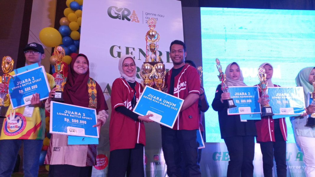 Matab Wak  Meranti Raih Juara Umum GenRe Riau Award Tahun 2023