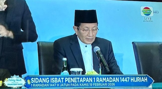 Pemerintah Tetapkan 1 Ramadan 1447 H Jatuh pada 19 Februari 2026
