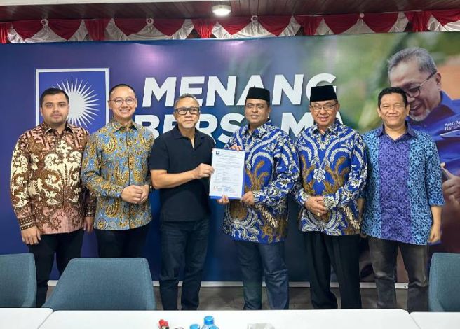 PAN Secara Resmi Menyatakan Dukungannya Kepada Pasangan M Nasir dan HM Wardan.