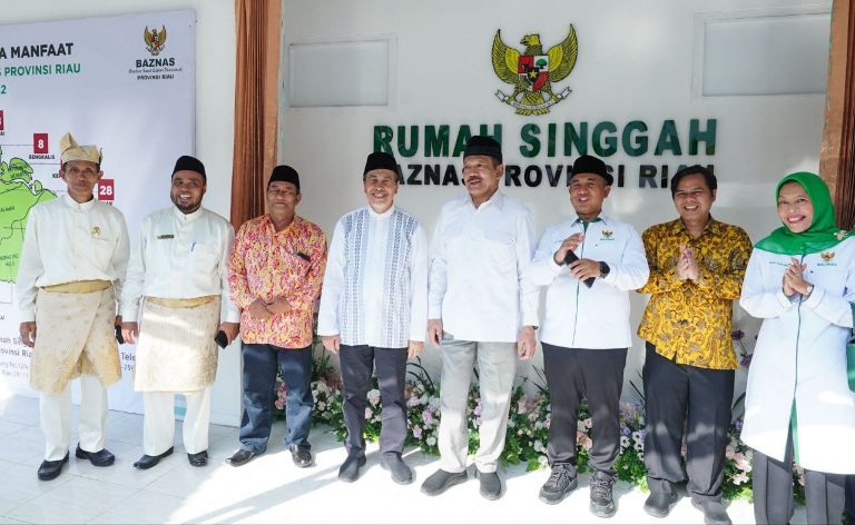 Gubri Syamsuar Resmikan Secara Langsung  Kantor Baznas Riau
