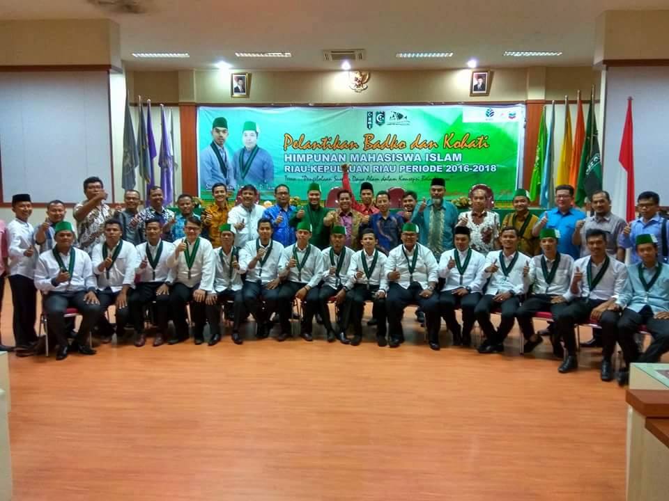 Pengurus Badko Hmi Riau-Kepri Periode 2016-2018 Dilantik