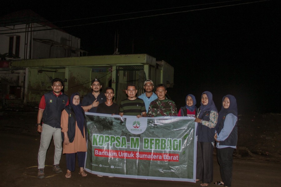 Warga Terdampak Banjir-Longsor di Kabupaten Agam Sumbar Terima Bantuan Petani Koppsa-M Pangkalan Baru