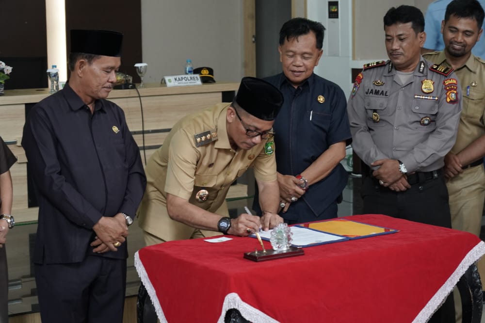 Bupati Meranti HM Adil Rembuk Dalam Rangka Pencegahan dan Penanganan Stunting di Meranti