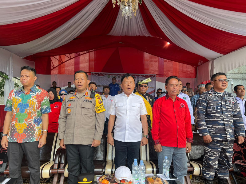 Ciptakan Menuju Pemilu Damai Polres Meranti Gelar Deklarasi Tertib Berlalulintas.