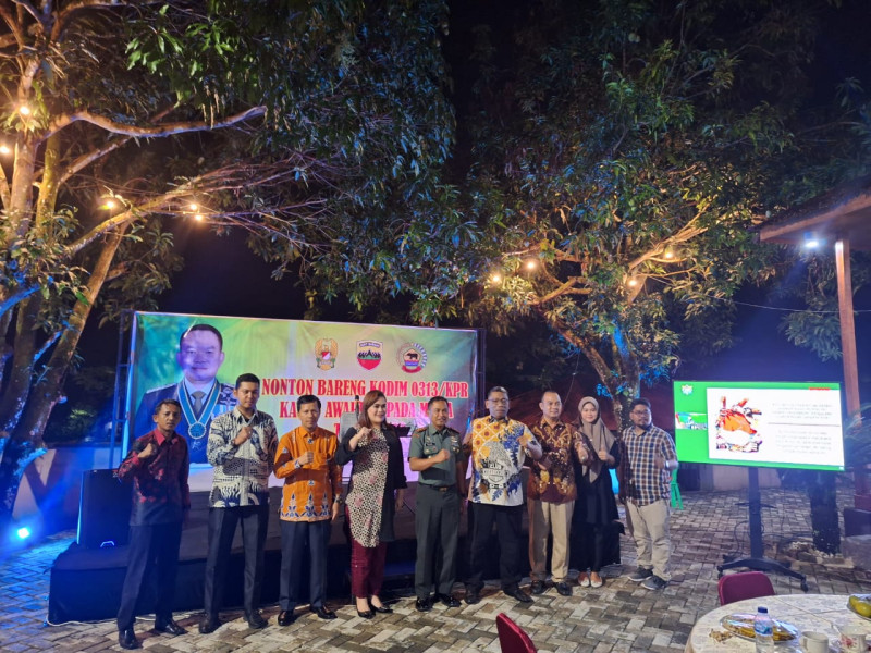 JMSI Kampar apresiasi kegiatan Kasad Award kepada media TA 2023.