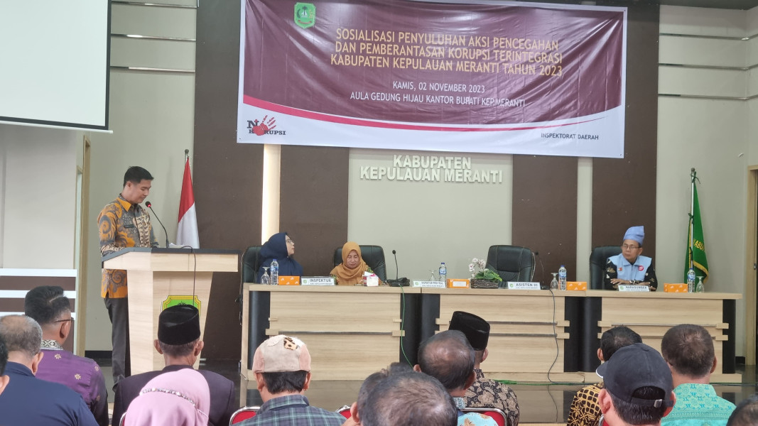 Pemkab Meranti Gelar Penyuluhan Pencegahan Korupsi