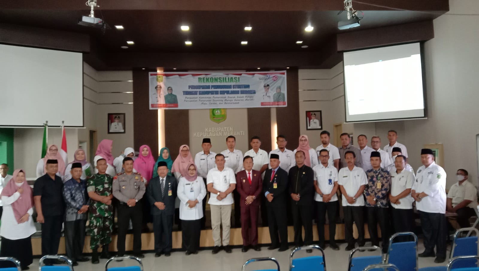 Bupati HM Adil Rekonsiliasi Percepatan Penurunan Stunting di Meranti
