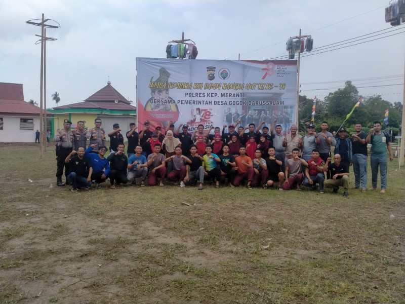 Kapolres Meranti AKBP Andi Yul Ajak Masyarakat Meriahkan HUT RI 78 Ciptakan Indonesia Maju