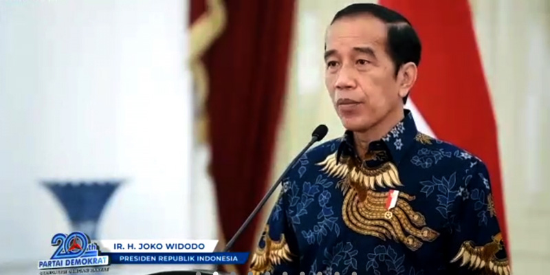 Ucapkan Selamat Ultah ke-20, Jokowi: Partai Demokrat Telah Jadi Bagian Penting Perjalanan Demokrasi