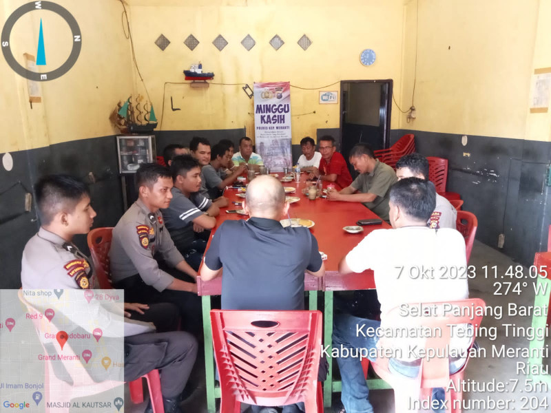 Polres Meranti Duduk Bersama Komunitas Warga Batak Selatpanjang
