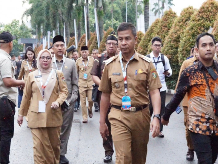 Bupati dan Wakil Bupati Kampar Hadiri Rakornas Pemerintah Pusat Daerah Tahun 2026 di Bogor, Jawa Barat