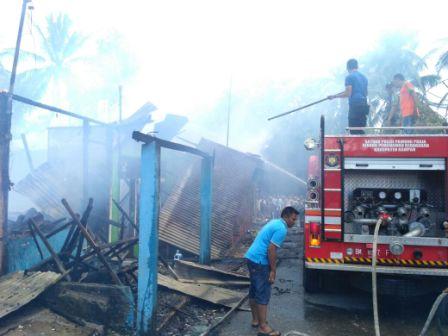 Empat Rumah di Tambang, Kampar Ludes Terbakar