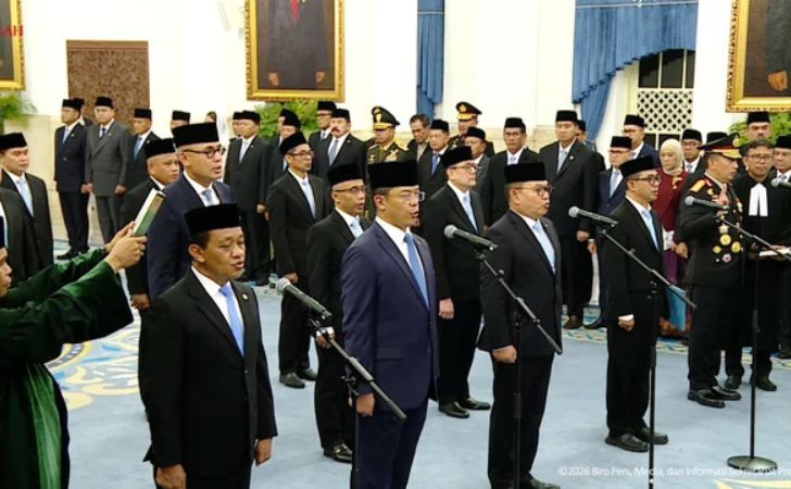 Deretan Pejabat Negara Dilantik Prabowo, Bahlil Rangkap Jadi Menko