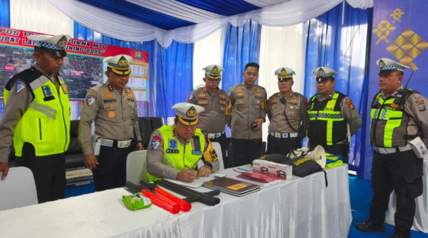 Dirlantas Polda Riau Pastikan Kesiapan Pos Pengamanan Mudik Lebaran