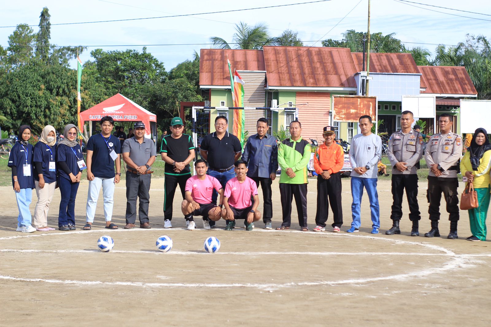 Pemuda-Pemudi Kecamatan Pujud menggelar Open Turnamen Mini Soccer