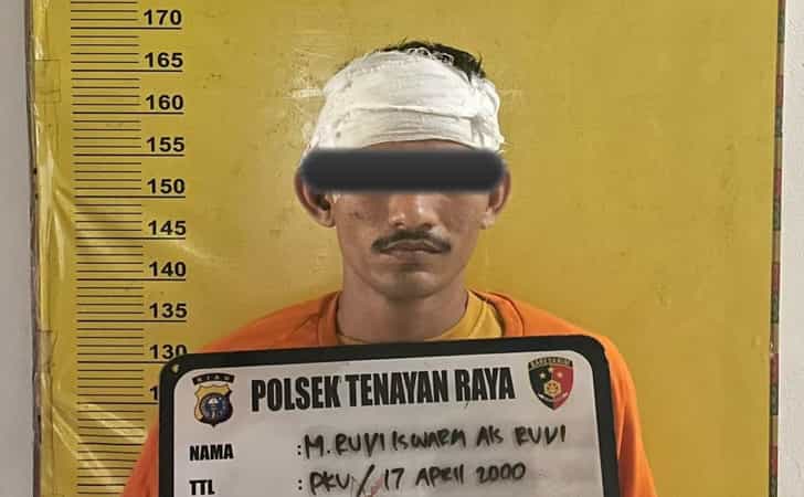 Pencuri Motor di Toko Baju Ditangkap Polisi Usai Babak Belur Dihajar Massa
