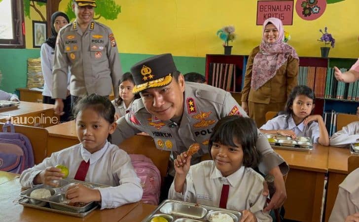 Polda Riau Luncurkan Satuan Pelayanan Pemenuhan Gizi, Targetkan 3.578 Siswa