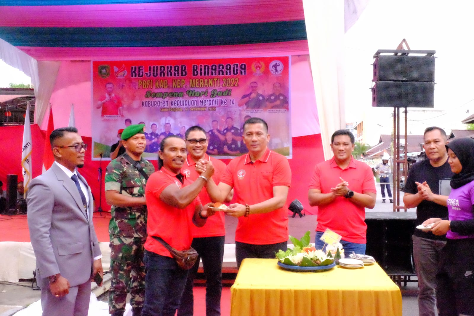 Buka Kejurkab Binaraga, Bupati Pesan Kembangkan Olahraga Fitnes