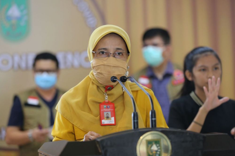 Kasus COVID-19 Meroket Hampir Dua Kali Lipat di Riau