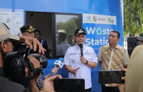 Dua Waste Station di Pekanbaru Sudah Bisa Penukaran Sampah