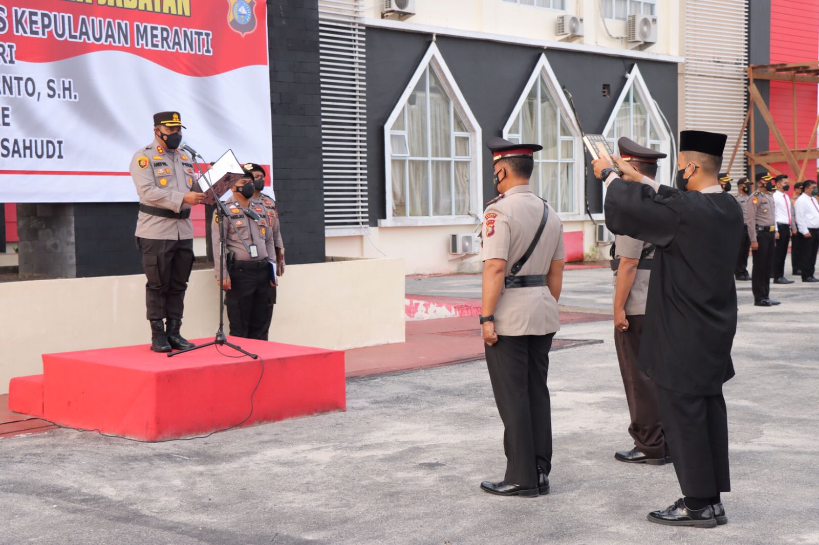 Sertijab Kasat Samapta, AKBP Andi Yul : Jalankan Amanah Penuh Tanggung jawab