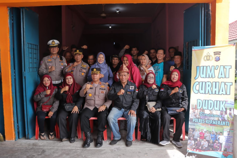 Rutinitas Jumat Curhat, Wakapolres Meranti Duduk Bersama DPC PSR