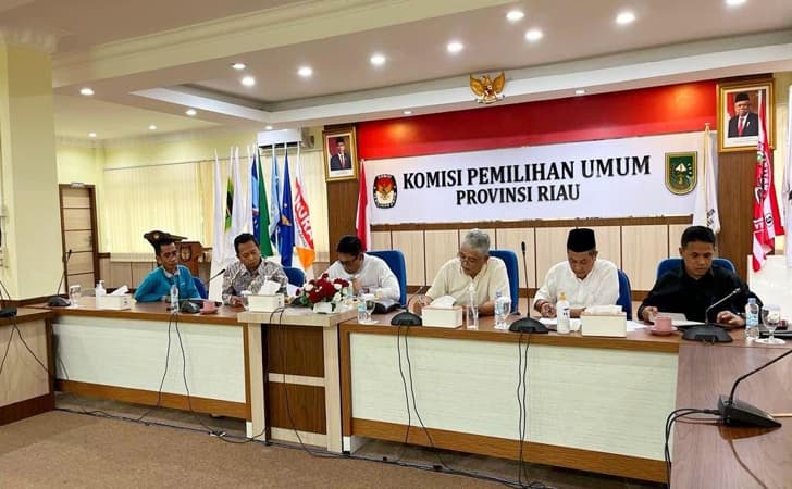 KPU Riau Tetapkan DCS Anggota DPRD Riau 2024, Cek Informasi Hasilnya di Sini
