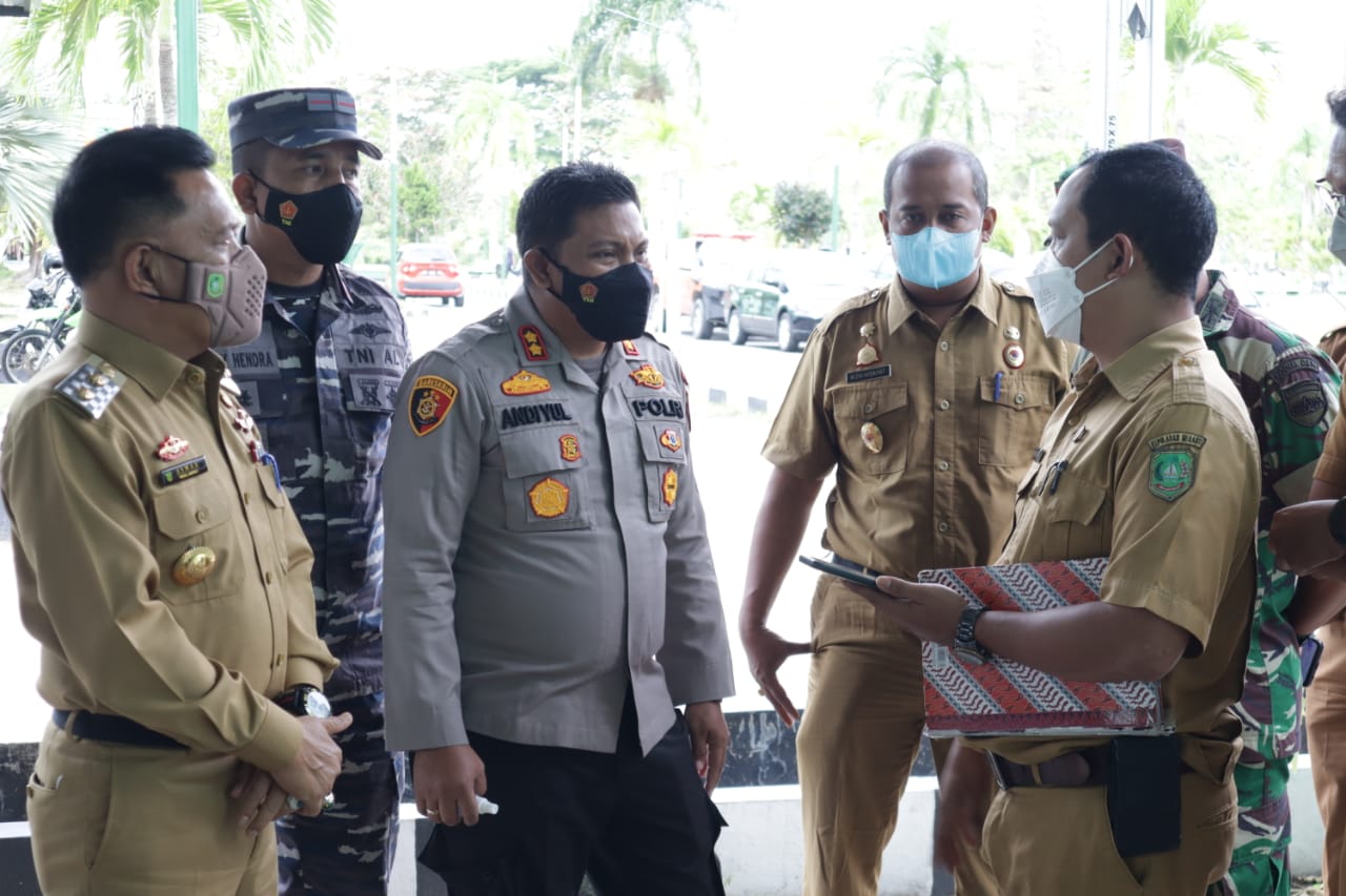 Kapolres dan Wabup Tinjau Tempat Isolasi Covid-19 di RSUD